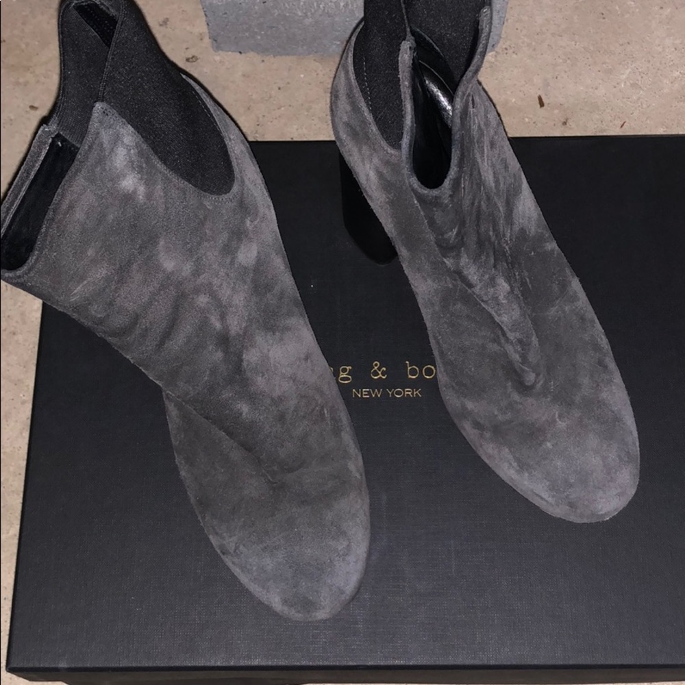 Gray Agnes Bootie